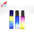 custom 10ml gradient glass roll on bottle perfume essence eye cream serum roller bottle Roller-97B